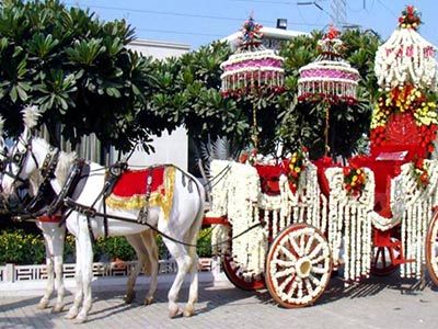 Best baraat processions arrangement in Bhopal - Utsav Marriage Garden